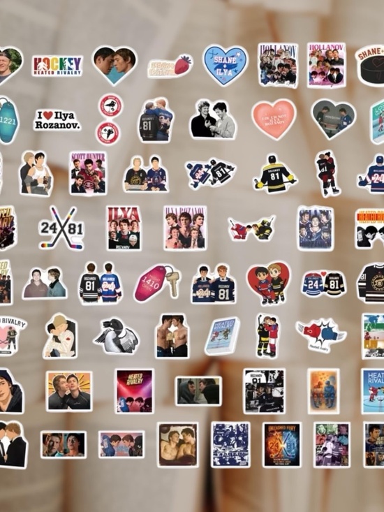 ☀️ 10pcs Mystery Heated Rivalry Sticker Bundle / Set - Picture 2 of 3